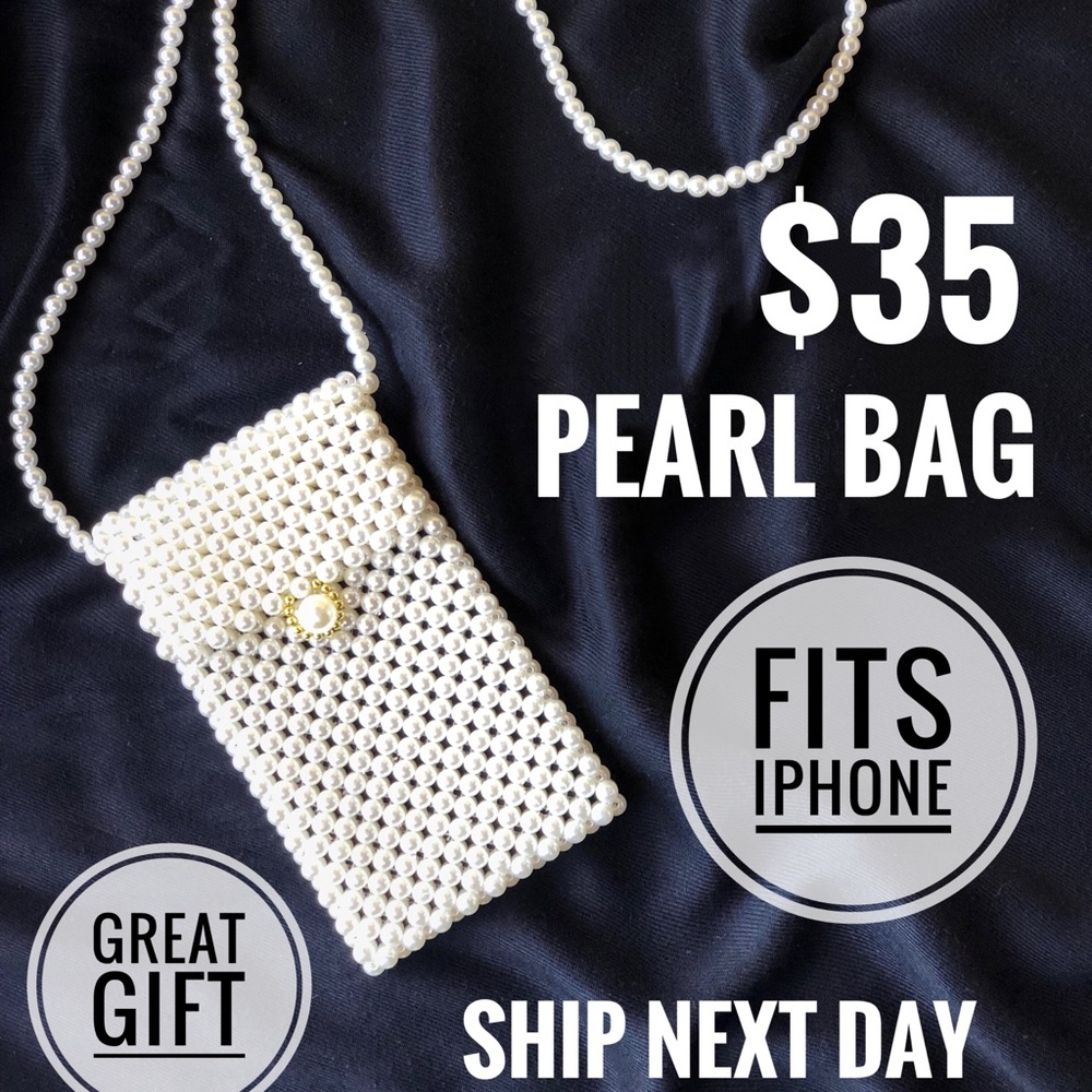 🎉 HOST PICK▪️Crossbody Pearl Bag▪️